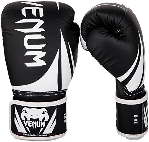 Venum Challenger 2.0 Boxing Gloves - for Kids - Black/White, 4 oz