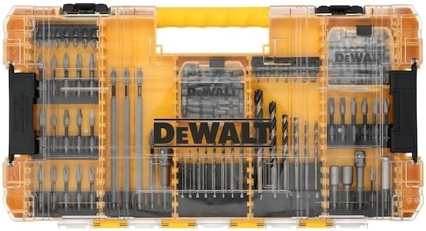 Tough Grip 120-Piece Screwdriver Bit Set, 1/4-in Hex Shank, Impact Ready, Alloy Steel (DWAF120SETTG)