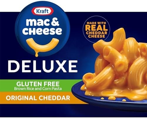 Kraft Deluxe Gluten Free Mac and Cheese, Original Cheddar, 12 oz