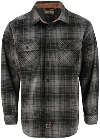 Legendary Whitetails Mens Long Sleeve Fleece Button Up Shirt