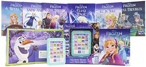 Disney Frozen Elsa, Anna, Olaf, and More! - Me Reader Electronic Reader and 8-Sound Book Library – Great Alternative to Toys for Christmas - PI Kids