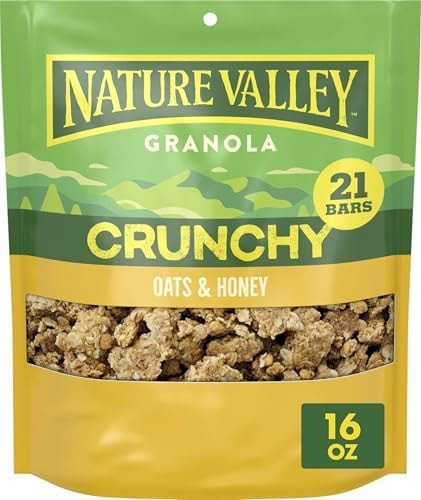 Nature Valley Oats & Honey Big & Crunchy Granola Breakfast Cereal, 16 oz