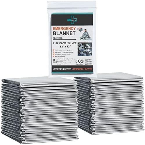 General Medi Emergency Blanket (12-Pack),Emergency Silver Foil Blanket– Perfect for Outdoors, Hiking, Survival, Marathons or First Aid