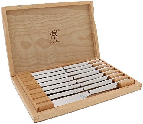 Zwilling Ultra-Sharp Steak Knives Set of 8 with Wood Gift Box