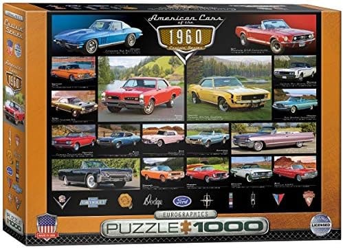 EuroGraphics 1960's Cruisin' Classics Jigsaw Puzzle (1000-Piece)