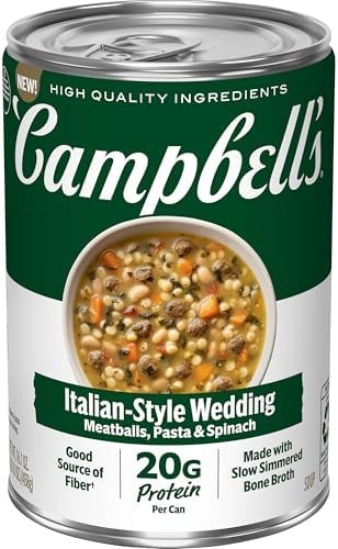 Campbell's Protein Italian Style Wedding Soup, 16.1 Oz