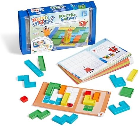 hand2mind Numberblocks Puzzle Solver, Logic Puzzle for Kids, Ages 3+