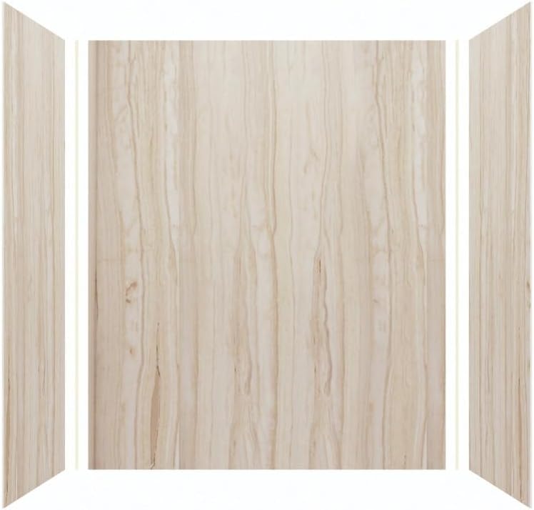Transolid EWK603672-43 Expressions 3-Panel Shower Wall Kit, 36-in L x 60-in W x 72-in H, Sorento