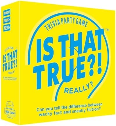 Hygge Games, is That True?! – Can You Tell The Difference Between Wacky fact and Sneaky Fiction? – Trivia Party Game