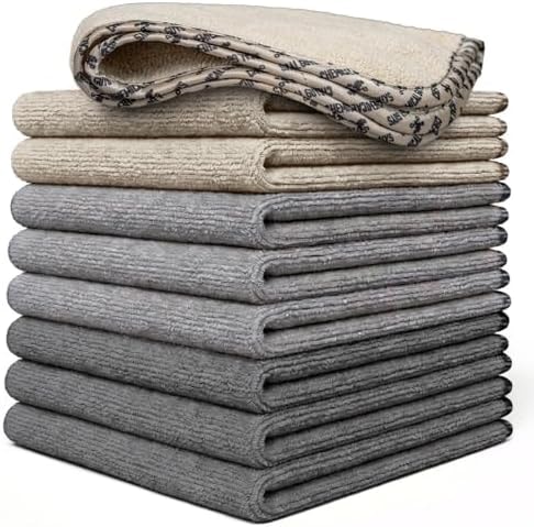 Chemical Guys, AllSwipe Multi-Purpose Microfiber Towels, 14 x 12, 9 Pack