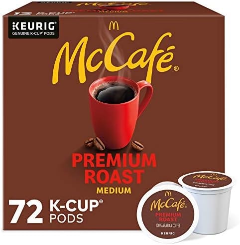 McCafe Premium Roast Coffee, Keurig Single-Serve K-Cup Pods, Medium Roast, 72 Count