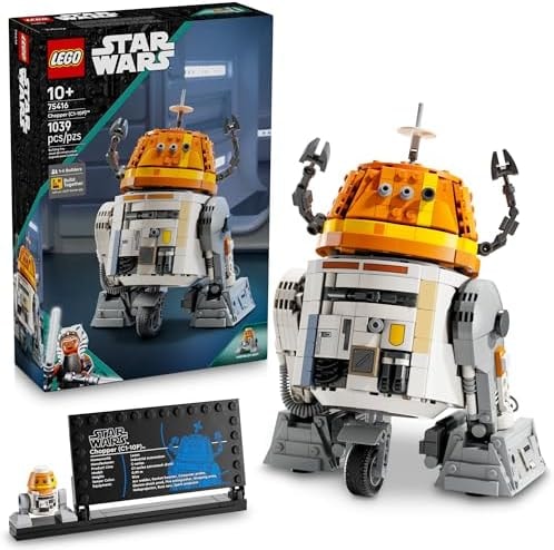 LEGO Star Wars: Ahsoka Chopper (C1-10P) Astromech Droid Set - Building Toy for Kids, Ages 10+ - Makes a Great Gift for Boys and Girls - Model Kit and Room Decor Idea for Sci-Fi Adventure Fans - 75416
