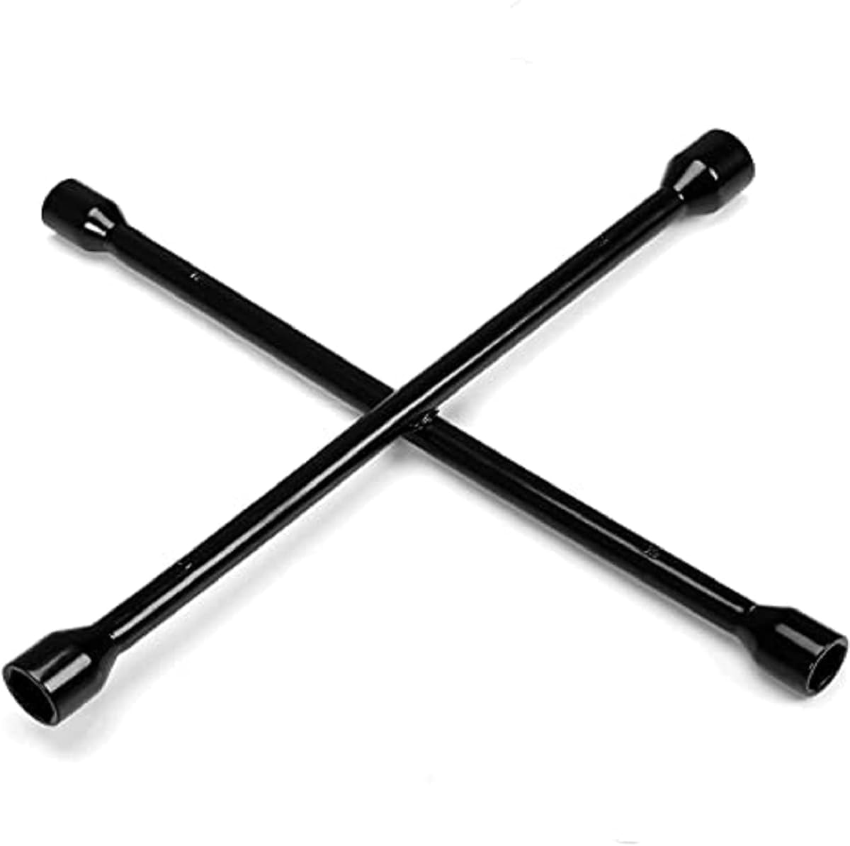 Big Red TRX31101-14FR Torin Professional 14" Universal Heavy Duty 4-Way Cross Lug Wrench (11/16", 3/4", 13/16", 7/8") for Tire Changing and Auto Maintenance, Black