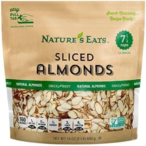 Nature's Eats, Sliced Almonds, 24 Oz