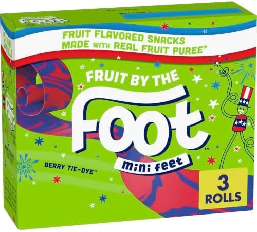 Fruit By the Foot, Berry Tie Dye, Mini Snacks, 3 ct