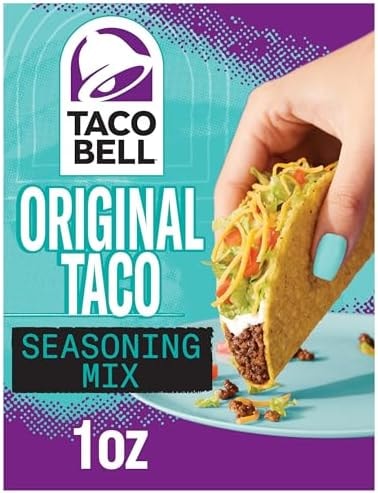 Taco Bell Taco Seasoning Mix, Original, 1 oz Packet