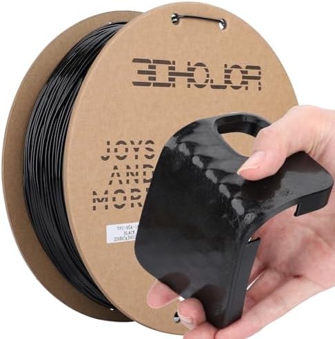 3DHoJor TPU95A Filament 3D Printer Filament 1KG Black