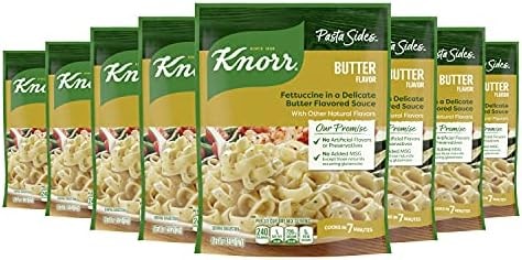 Knorr Butter Pasta Sides 4.5 oz, Quick Easy Meal, Side Dish, 8PK