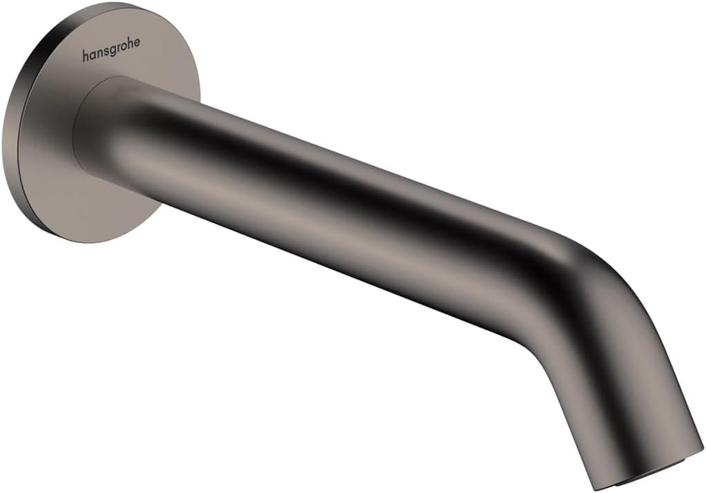 hansgrohe Tecturis S Tub Spout in Brushed Black Chrome, 73411341