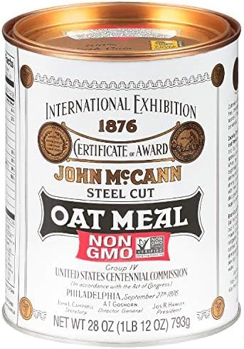 McCann's Irish Oatmeal, Traditional Steel Cut, 28 Ounce (Pack of 4)