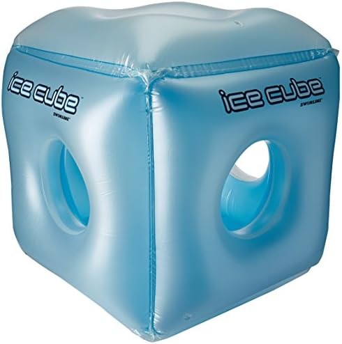 SWIMLINE | Giant Inflatable Pool Island Float for Kids | 49" | Ice Cube