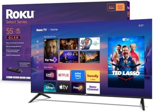 Roku 55-Inch Select Series Smart TV 2026-4K (2160p) QLED TV TV