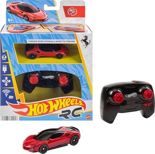 Hot Wheels RC Ferrari SF90 Stradale Assetto Fiorano, Toy Car