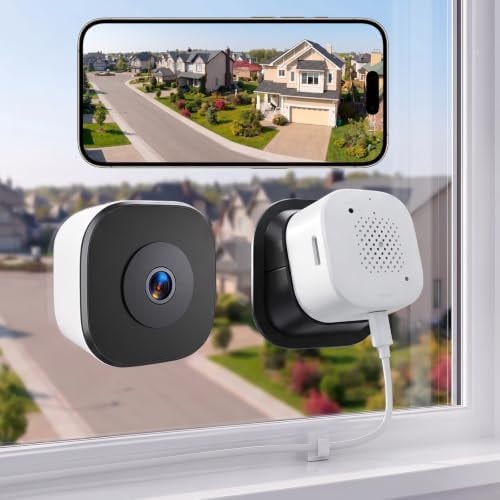 2K SafeView Window Camera Dual Band WiFi Indoor Winodow Security Camera1Pcs