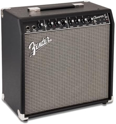 Fender Champion II 50-Watt Electric Guitar Amplifier, 2-Channel Combo Amp