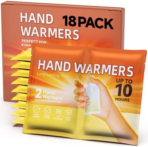 YOSHENNMO Hand Warmers Disposable - Up to 10 Hours of Heat, Super Long Lasting Air Activated Warmers, Quick & Easy Activation, Portable Odor, Free Warmth for Hands