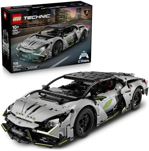 LEGO Technic Lamborghini Revuelto Super Sports Car Toy - Building Set for Girls & Boys - Lamborghini Model Kit for Kids, Ages 10+ - Makes a Great Gift for Kids & Car Enthusiasts - 42214