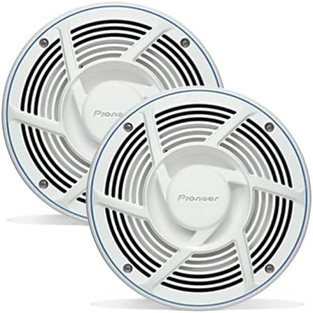PIONEER TS-MR2040 8” Speakers (Pair) – 200W Max, Water-Resistant + UV-Protected, Built for Boats, UTV, ATV, SXS, Outdoor, Marine, All Purpose Speakers