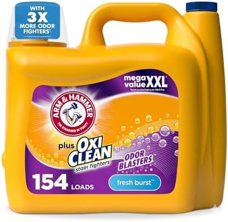 ARM & HAMMER Plus OxiClean with Odor Blasters Liquid Laundry Detergent