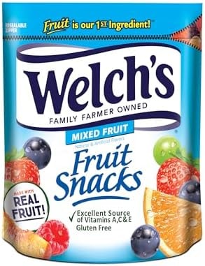 Welch's Fruit Snacks, Mixed Fruit Resealable Snack Pack, Gluten Free, 28oz Snack Pack (Pack of 1)