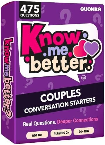 Conversation Cards for Couples Date Night - Know Me Better True Depths