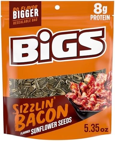 BIGS Sunflower Seeds, Sizzlin' Bacon Flavor, 5.35 oz.