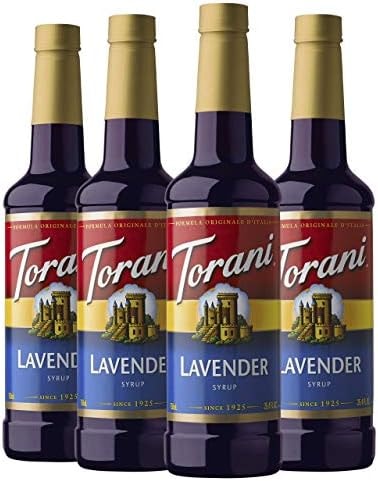 Torani Syrup, Lavender, 25.4 Ounces (Pack of 4)