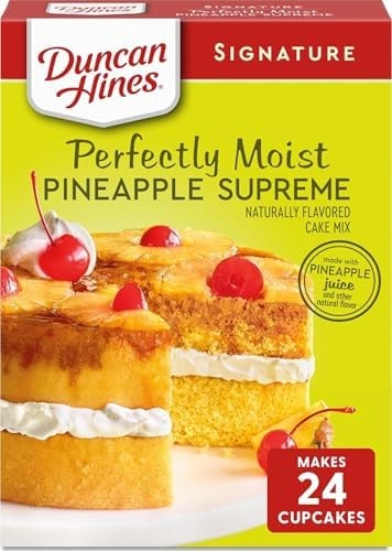 Duncan Hines Pineapple Supreme Flavored Cake Mix, 15.25 oz.