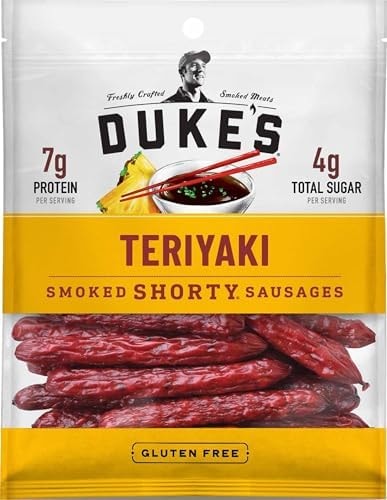 Duke's Pork Teriyaki Smoked Shorty Sausages, 5 oz.