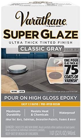 Varathane Super Glaze High Gloss Classic Gray Epoxy