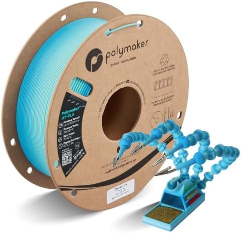 Polymaker HT-PLA Filament 1.75mm Gradient Ice 1KG, High Temp PLA