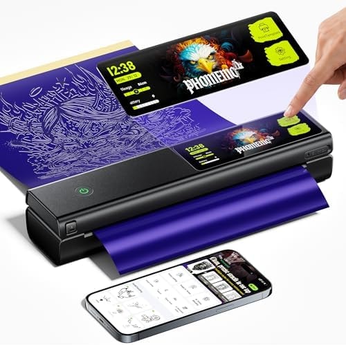 Phomemo L85 Large Touchscreen Tattoo Stencil Printer, Multi-Size Printing