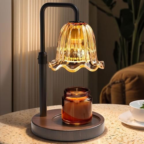 WarmEmbrace Candle Warmer Lamp, Wax Melting Warmer Lamp, Black