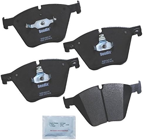Bendix Priority1 CFM1529 Semi-Metallic Front Brake Pads for Select Models BMW 760Li, Alpina B6 Gran Coupe, xDrive B7, B7L, B7L xDrive, B7 X6