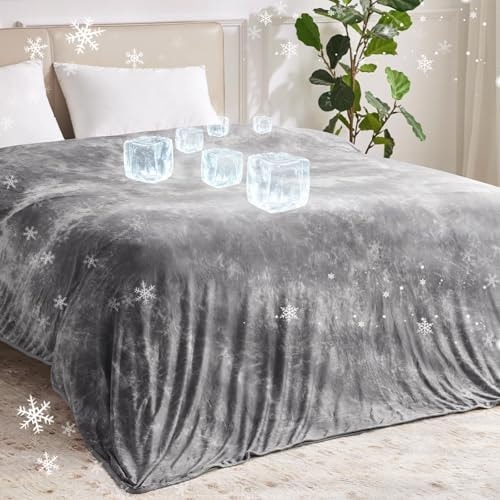 Guohaoi Cooling Throw Blanket for Hot Sleepers, Full Size 60''×90''