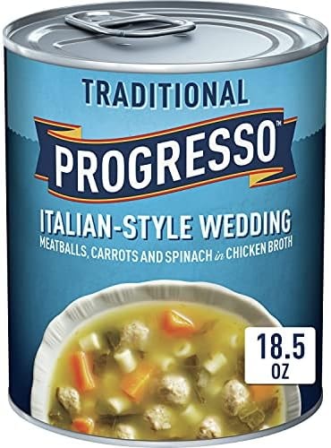 Progresso Traditional Italian-Style Wedding Canned Soup, 18.5 oz