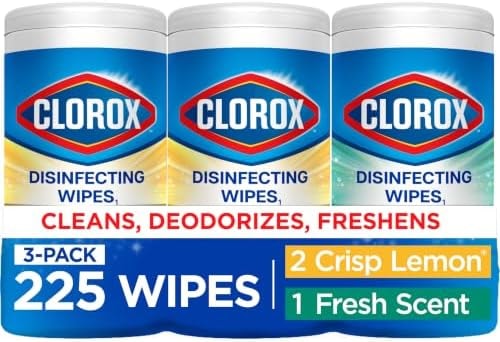 Clorox Disinfecting Wipes Back to School Variety Pack, 75 Count Each, Pack of 3 (Package May Vary)