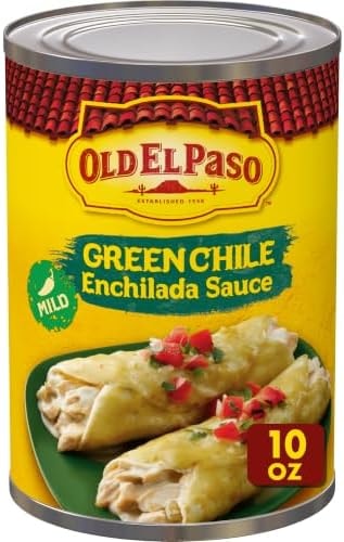 Old El Paso Mild Green Chile Enchilada Sauce, Meal Prep, 10 oz