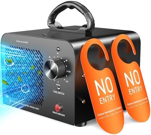 Ozone Generator 48,000mg, Ozone Machine Odor Eliminator Removal, O3 Ionizer