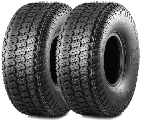 MaxAuto 2Pcs 20x8-8 20x8x8 Lawn Mower Cart Turf Tires P332 4PR Load Range B